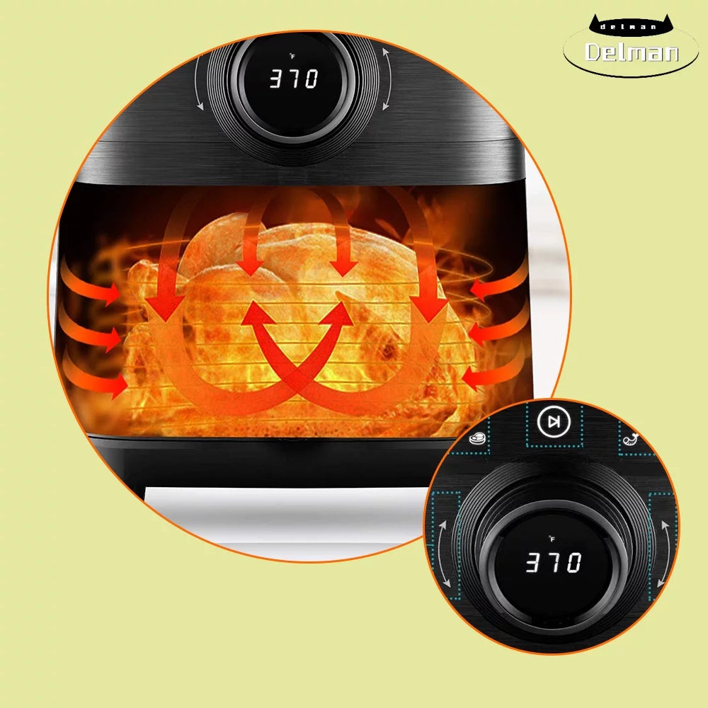 8-in-1 Electric Air Fryer Oilless Cooker S2481