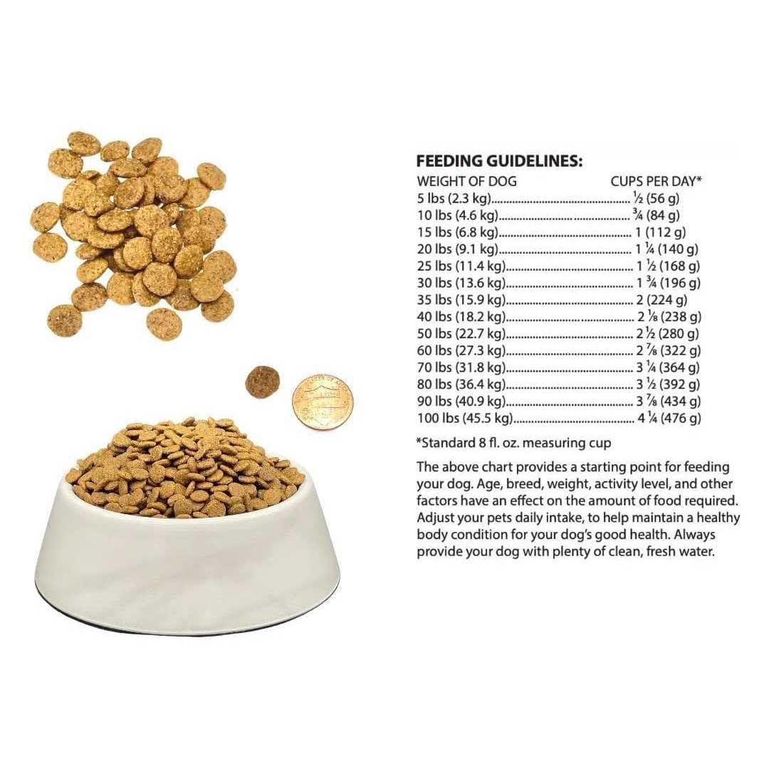 Natural Adult Dry Dog Food Chicken Meal and Brown Rice 6.6 lb Bag K8387