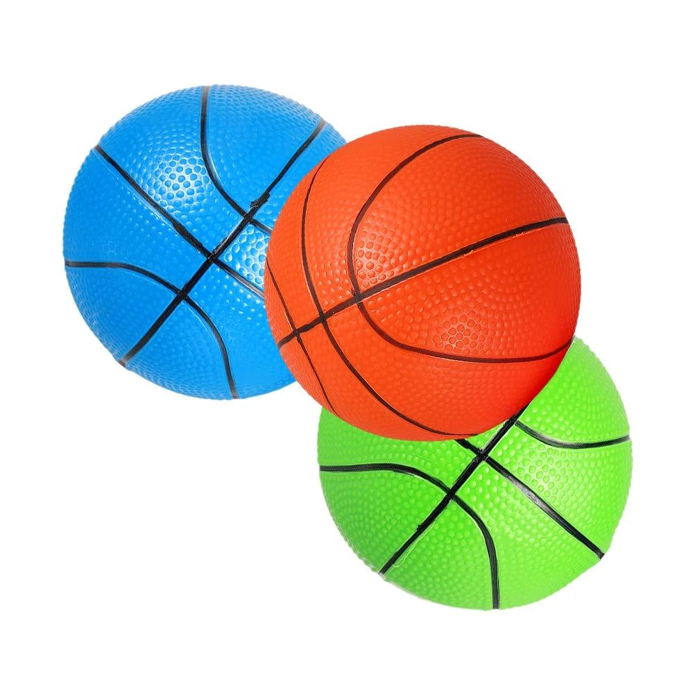 Mini Rubber Rainbow Bouncy Basketball Toy S840347