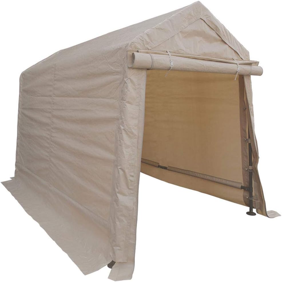 Tan 6x8 Portable Shed U7135