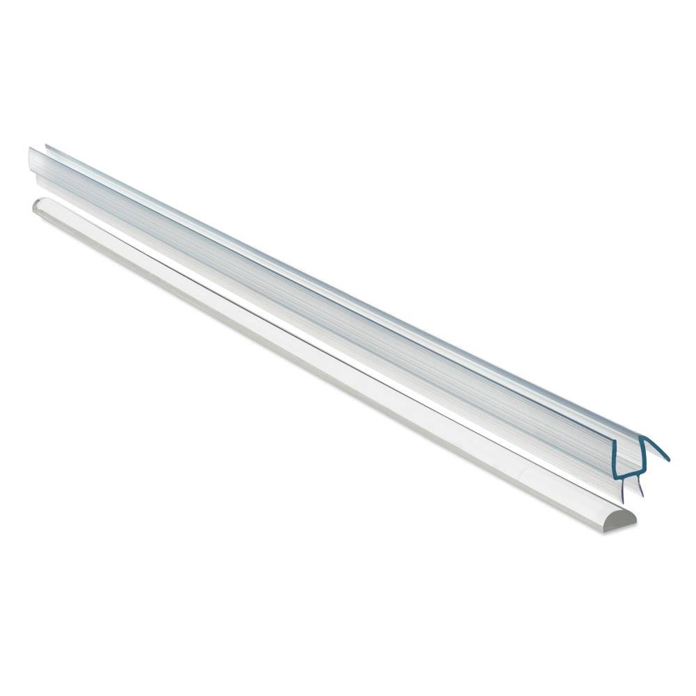 Chrome Frameless Hinged Shower Door L134