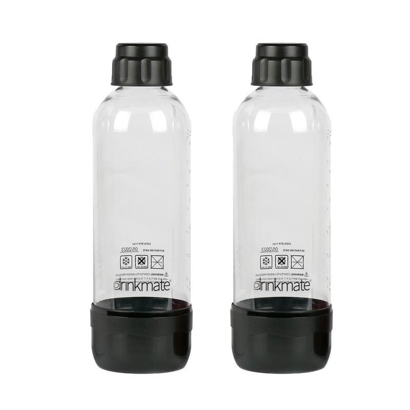 Black Carbonating Water Machine Bottles 2-Pack R571678