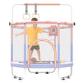 60" Toddler Trampoline with Safety Enclosure Net N2263