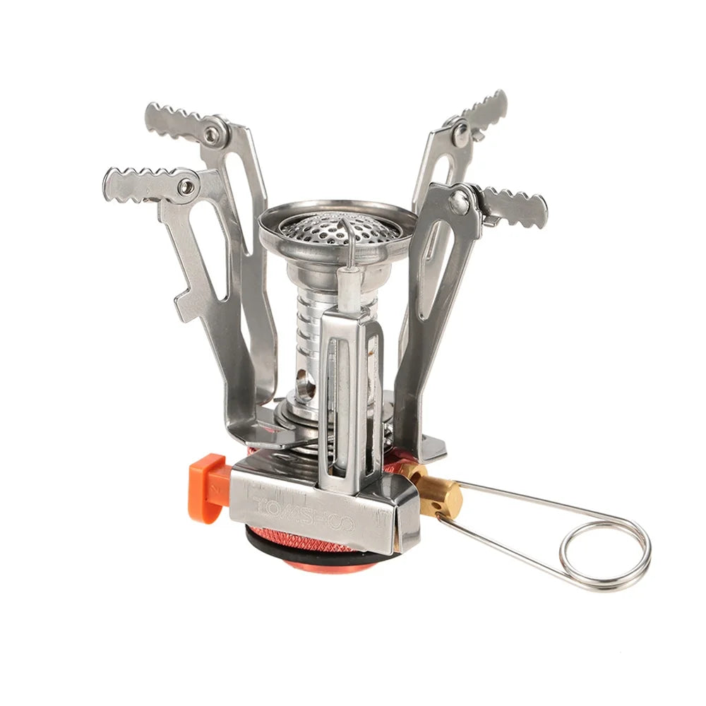Camping Cookware Set with Piezoelectric Ignition Stove U266