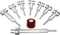 8 Solar Harmonic Spectrum Tuning Forks with Velvet Pouch V2673