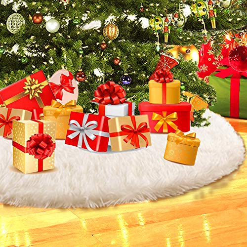 Plush Christmas Tree Skirt O30596