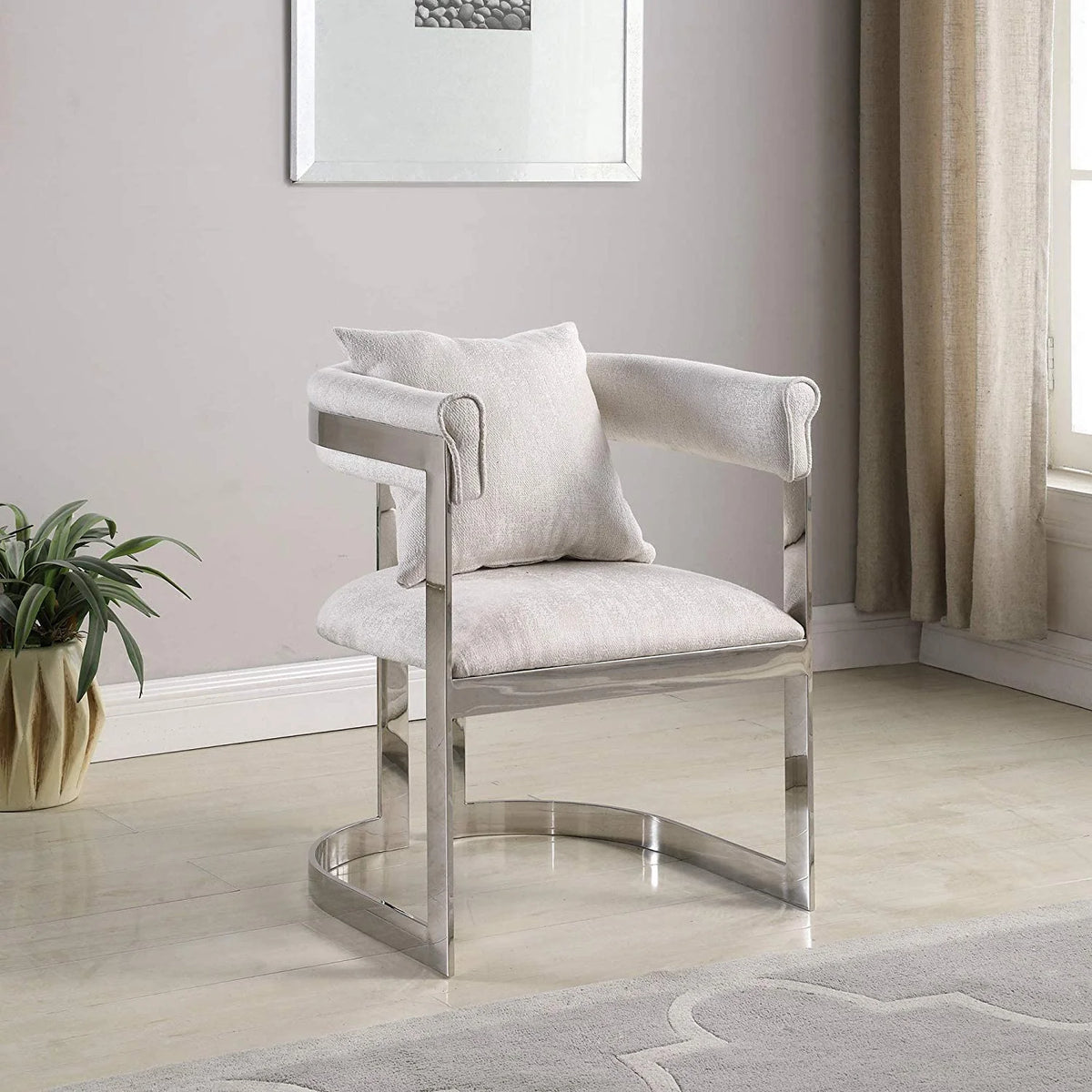 Club Chair White A58072