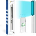 UV-C Light Sanitizer Wand, 253nm UV Sterilizer Rechargeable Handheld Ultraviolet Portable, UVC Test Card Included G576