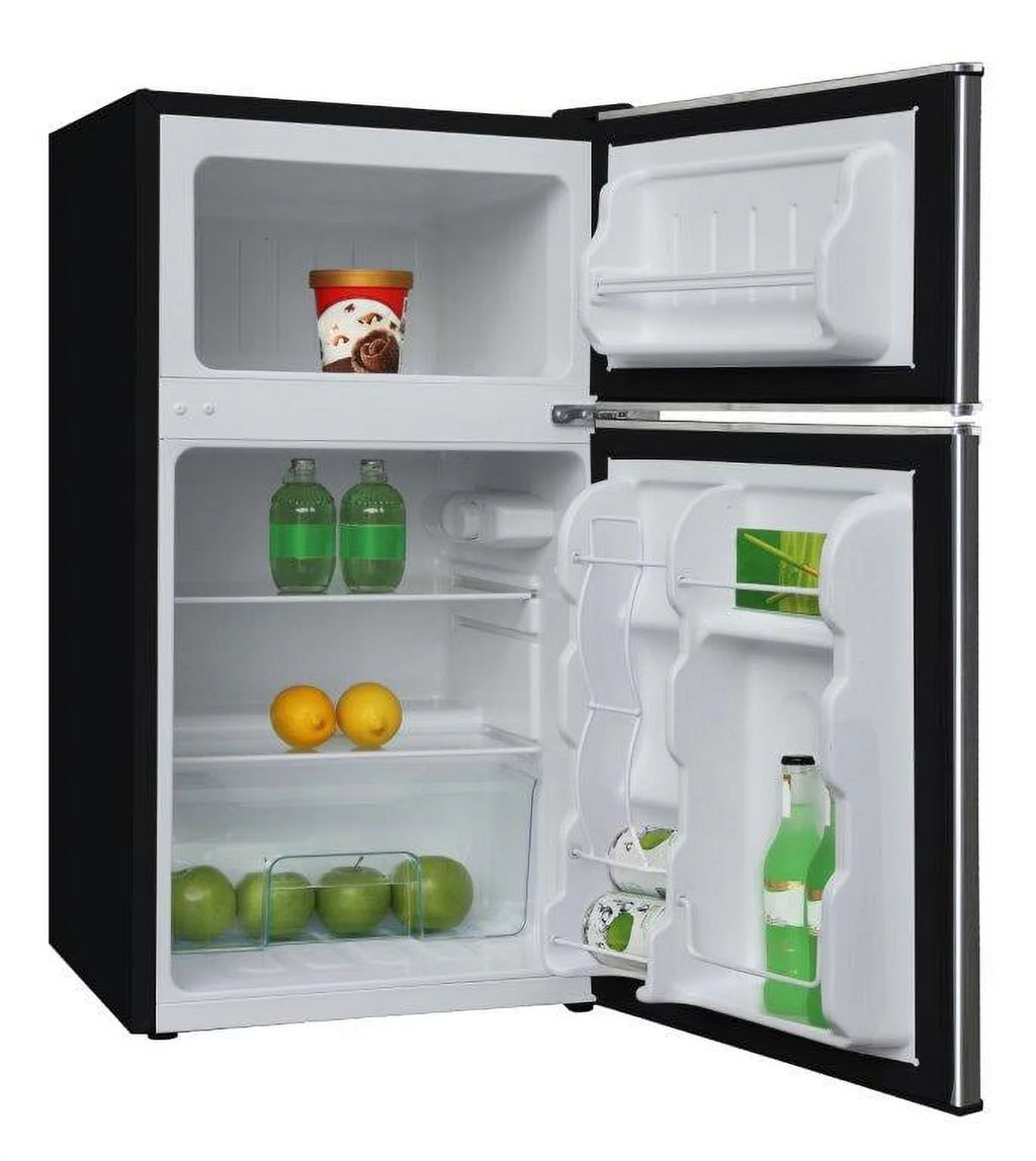 2 Door Compact Refrigerator with Chrome Trim X226993