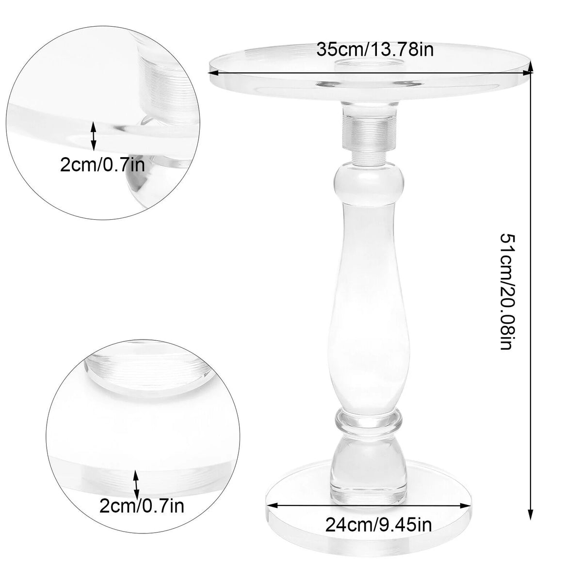 Acrylic Coffee Table End Table U74142