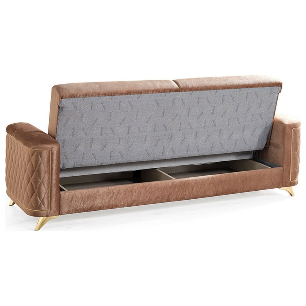 Copper Velvet Sofa P28065