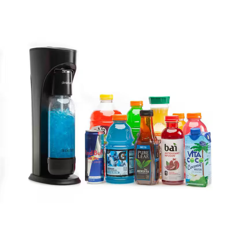 Black Carbonating Water Machine Bottles 2-Pack R571678