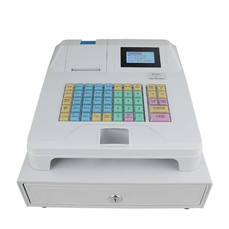 Electronic Cash Register Pos System with Drawer Thermal Printing W104942