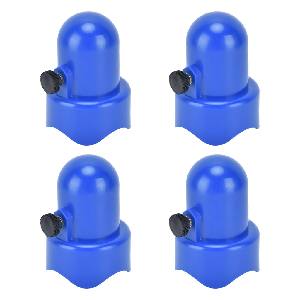 Blue Trampoline Enclosure Pole Cap with Screw W8013
