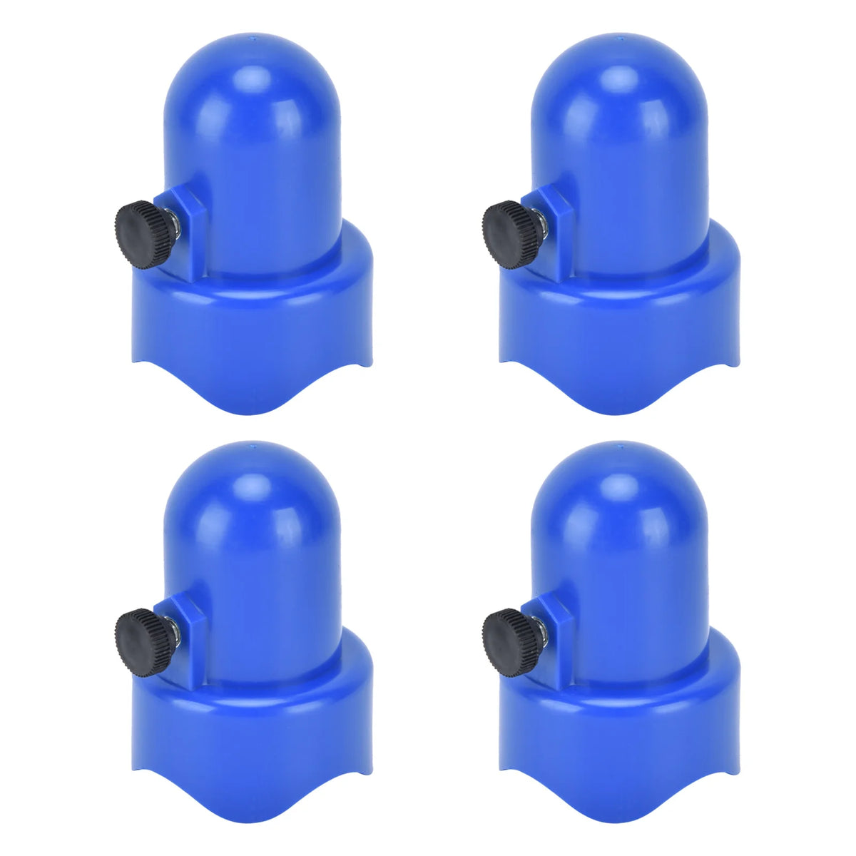 Blue Trampoline Enclosure Pole Cap with Screw W8013