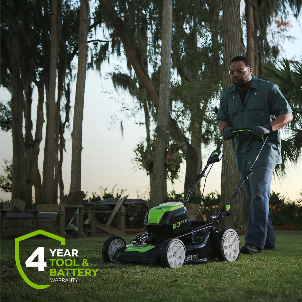 80V 21 Self Propelled Mower 5Ah Battery & Charger B351