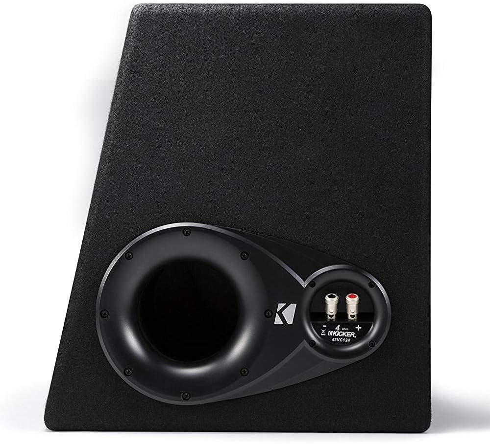 Kicker Comp 12 300W 4 Ohm Carpeted Vented Loaded Subwoofer Enclosure Q23018