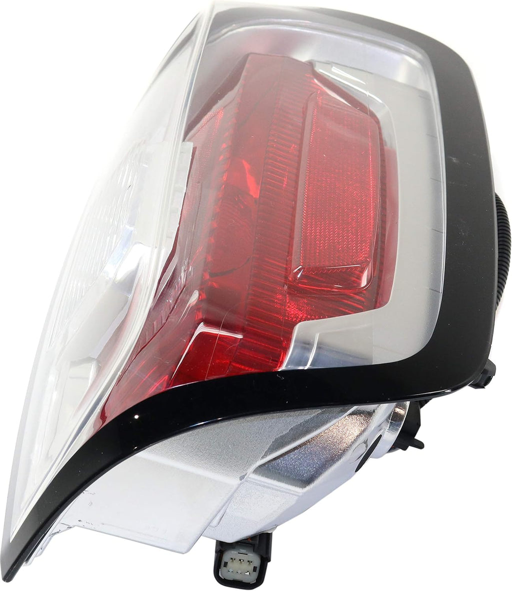 Tail Light Assembly Clear Red Lens Driver Side O960753
