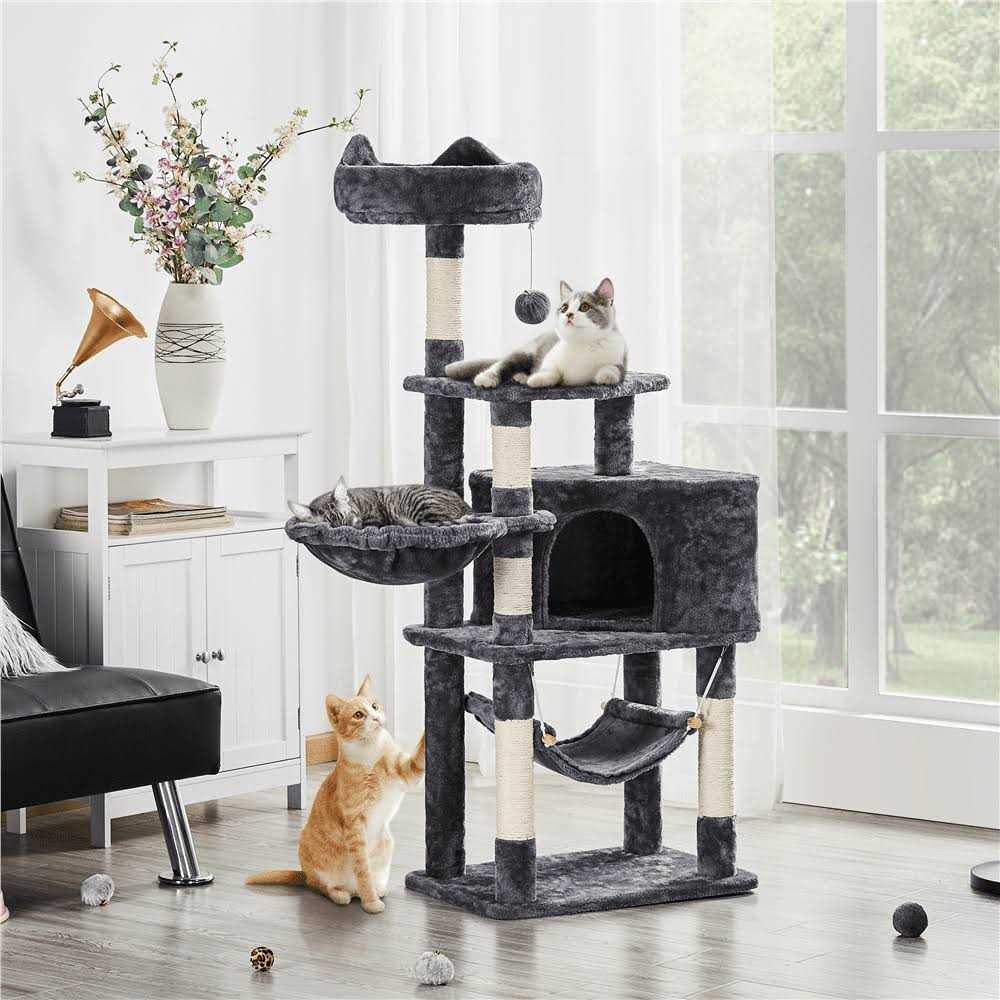 54.5 inch Cat Tree Tower with Scratching Posts P4568