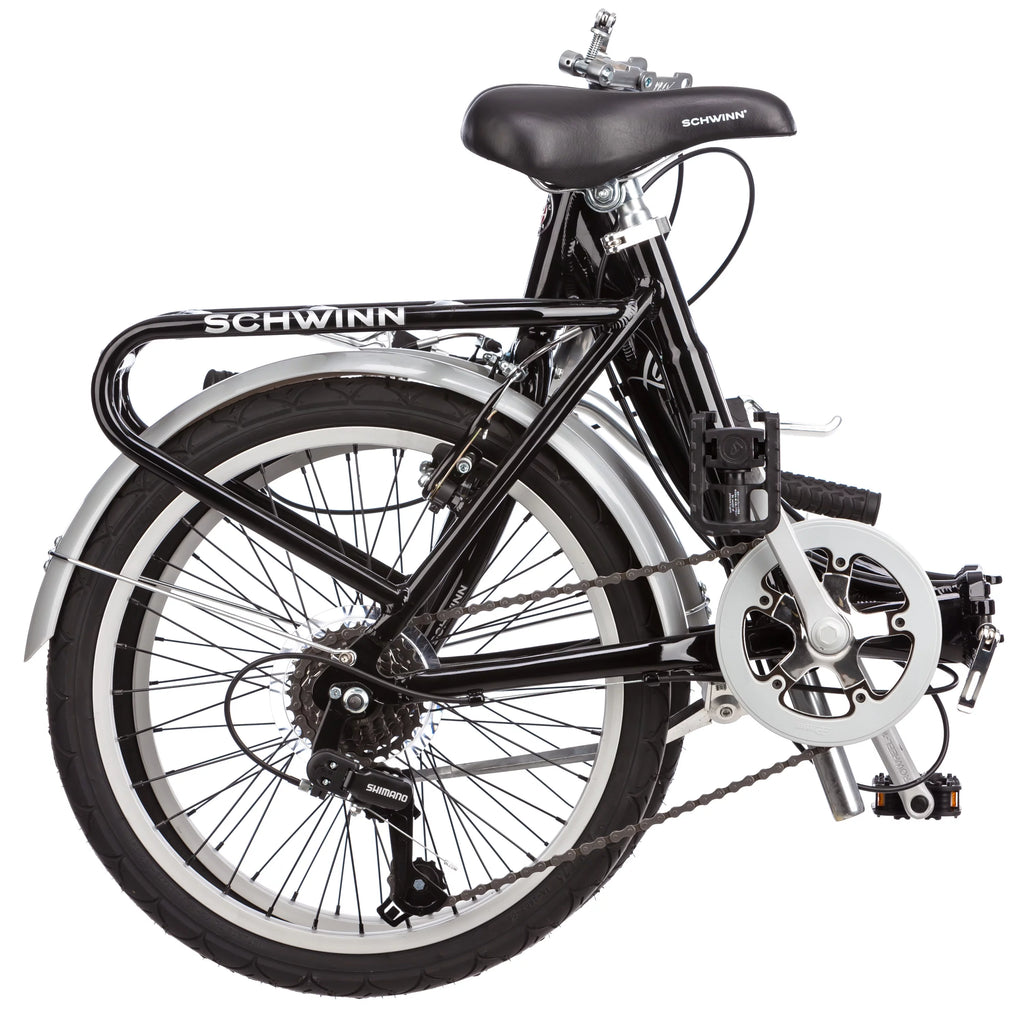 Folding Commuter Bike, 20-inch wheels, Black Z724572