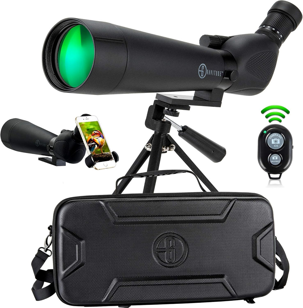 20-60x80mm HD Spotting Scope with Tripod and Carry Case Q887217