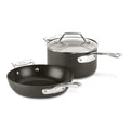 Hard Anodized Nonstick 2-Piece Fry & Sauce Pan Cookware Set N74794