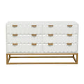 White 6 Drawer Dresser A919267