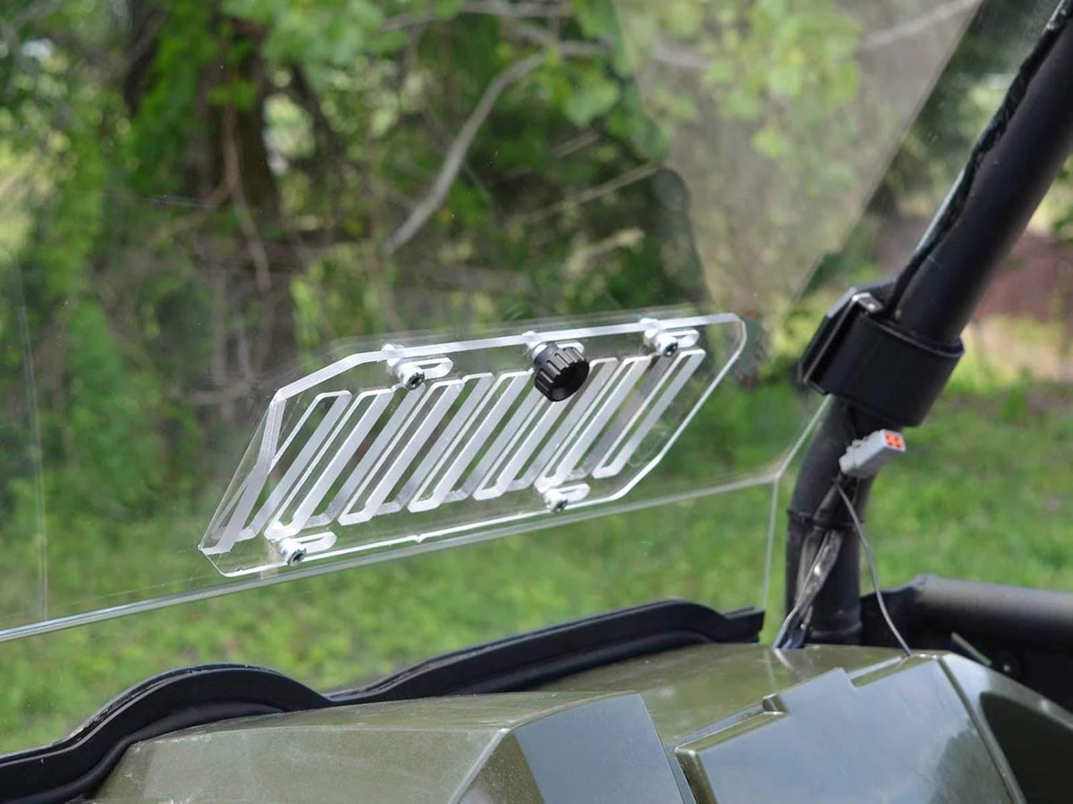 Vented Full Windshield for Polaris Ranger Full-Size 570 / Crew, 1/4 Thick Polycarbonate Q1986