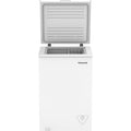White 3.5 Cu Ft Chest Freezer with Storage Basket N532420