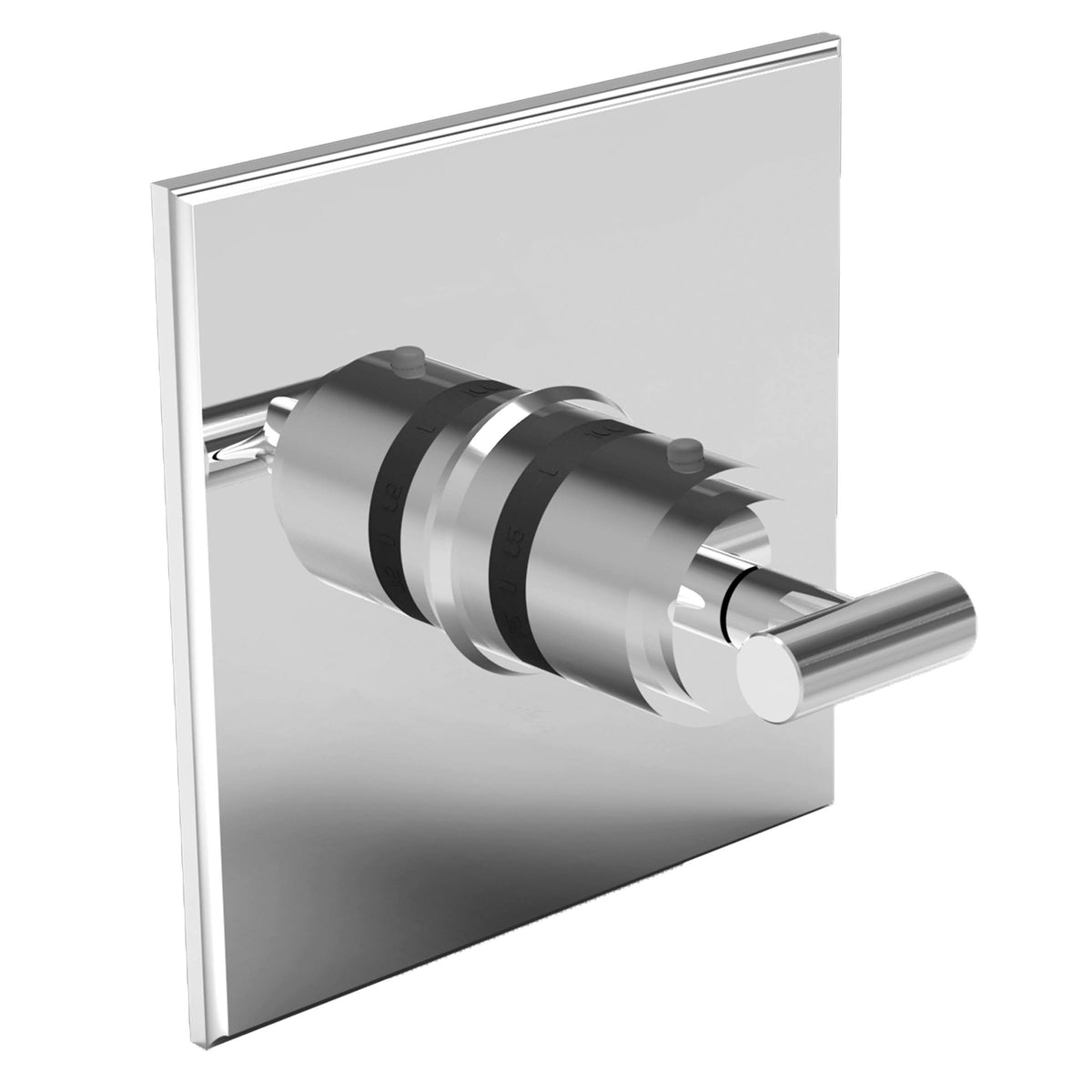 Thermostatic Trim Plate with Handle English Bronze A26522