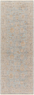 Gray Green Hallway Runner Rug T75977