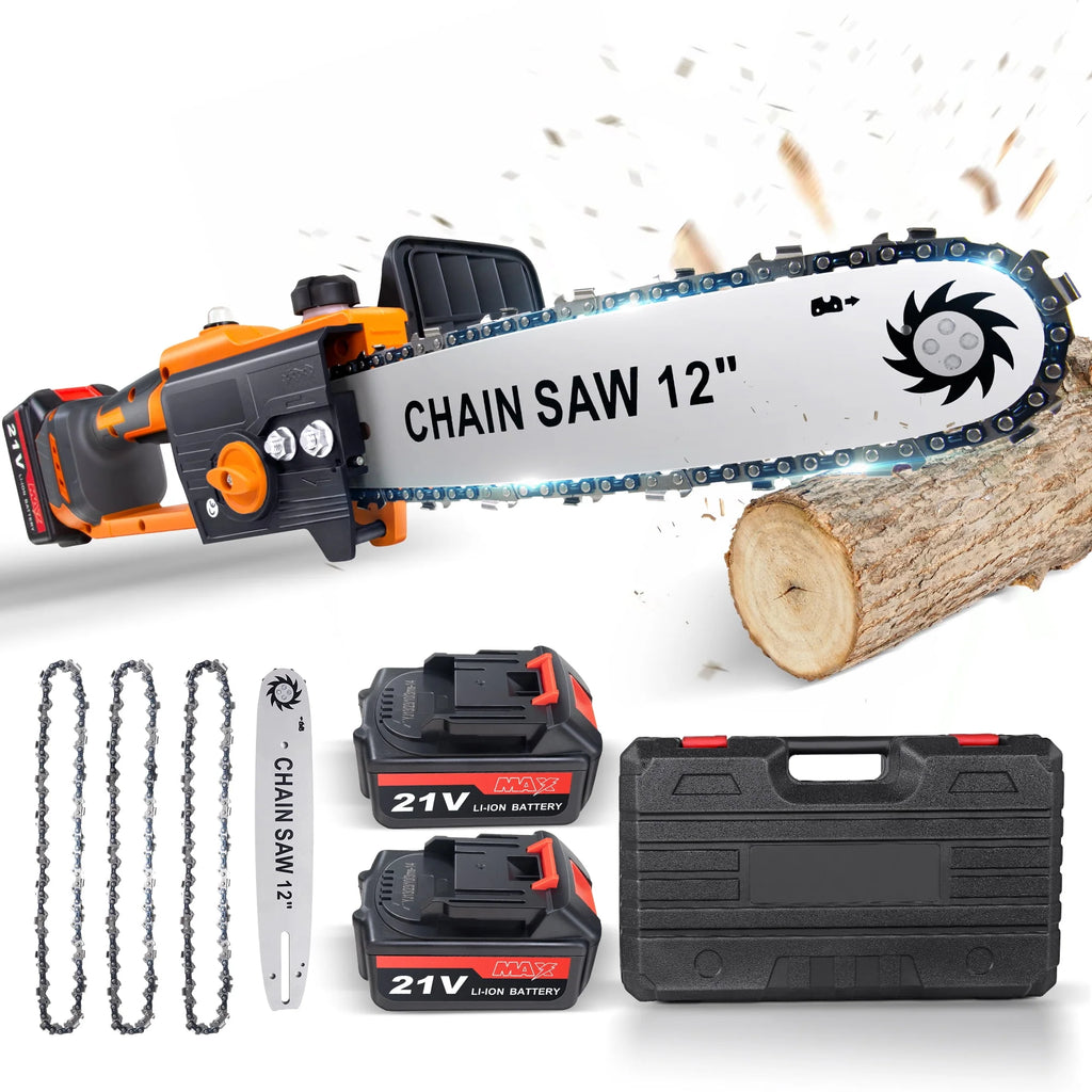 12 inch Cordless Electric Chainsaw with 2 Battery C265209