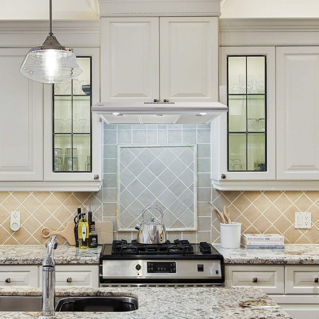 36 Inch Ducted/Ductless Under Cabinet Range Hood with LED Light V396