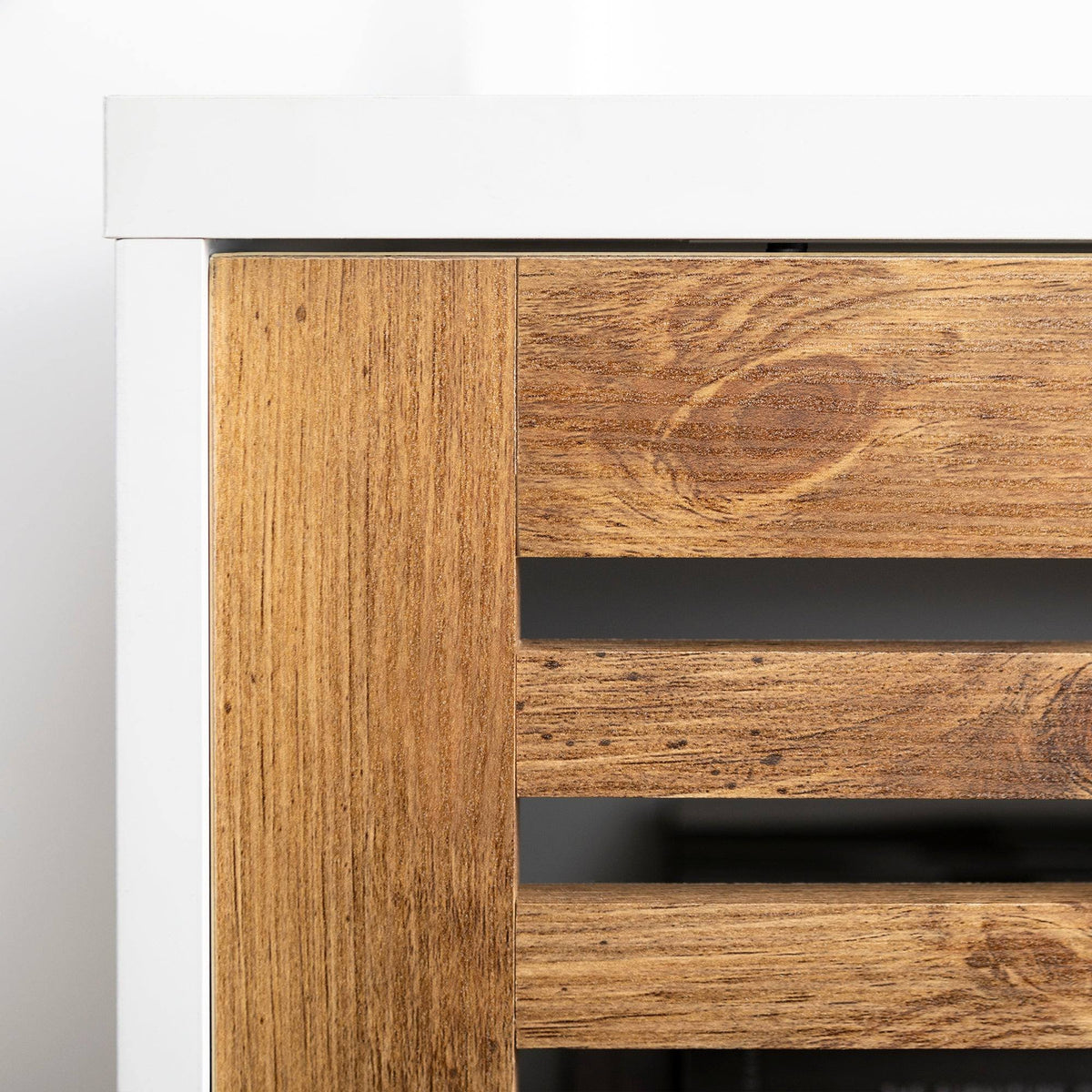 Sliding Door TV Console - Grey Wash B210
