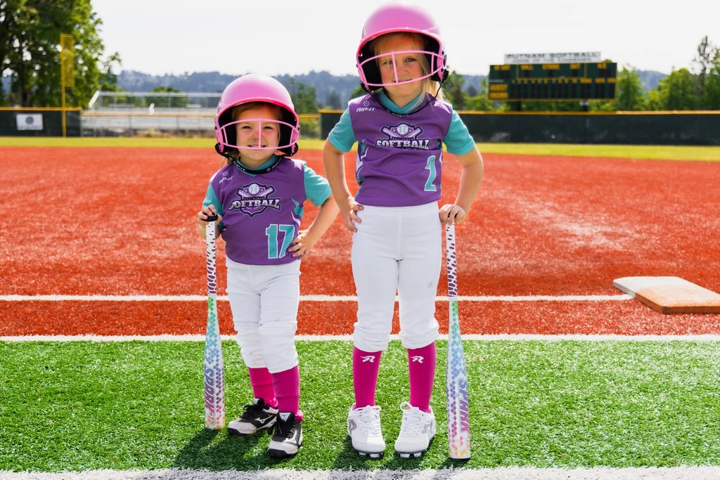 Aqua Purple Pink Fast-Pitch Bat 27 inch W345837