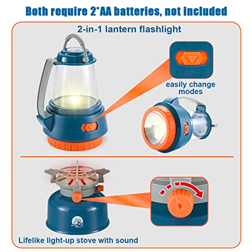 Kids Camping Set with Tent and Campfire B7296