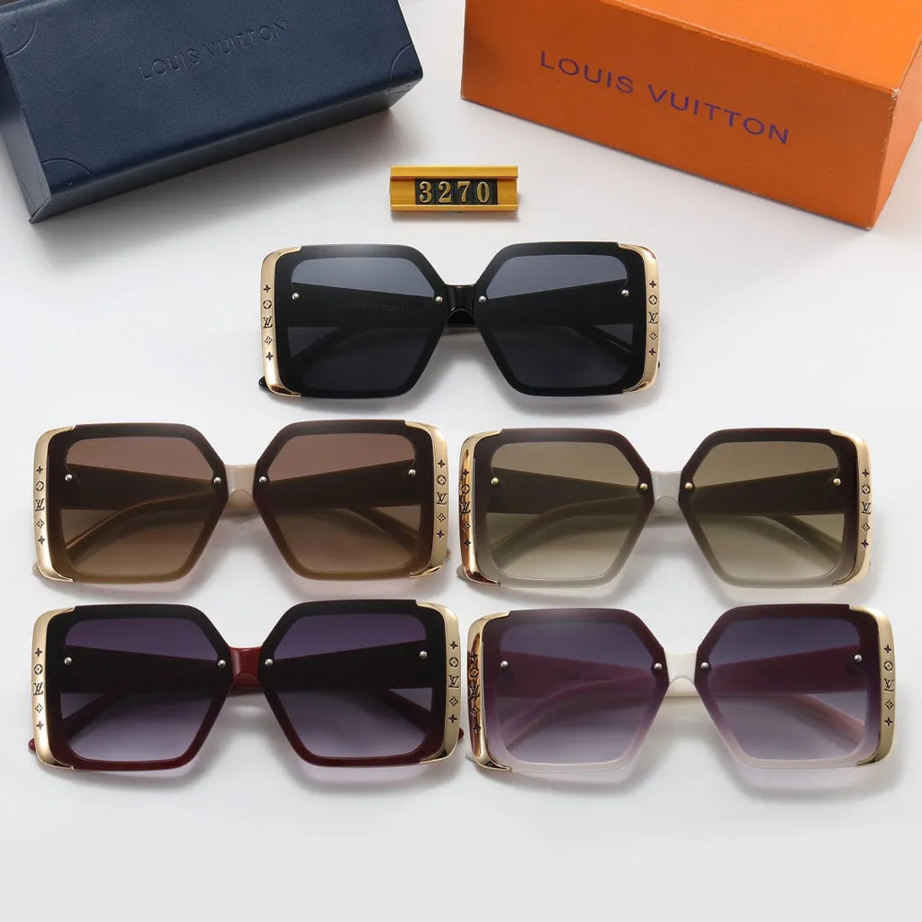 Square Frame Polarized Sunglasses Y348