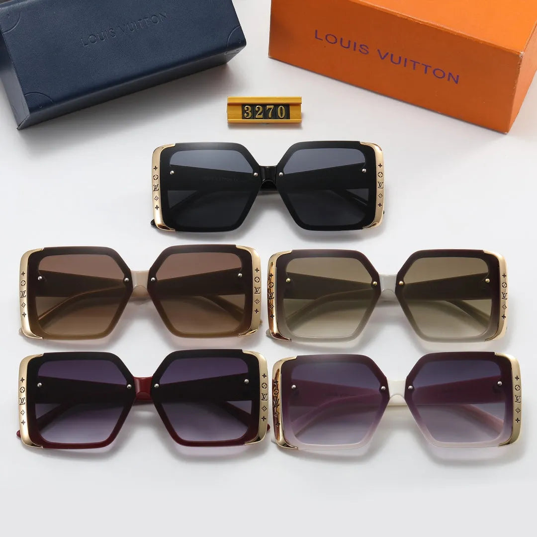 Square Frame Polarized Sunglasses Y348