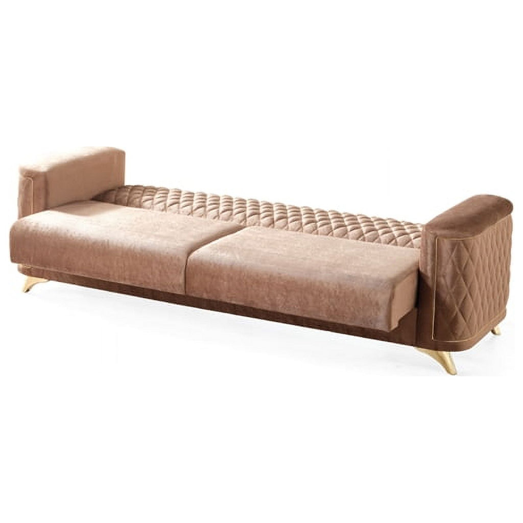 Copper Velvet Sofa P28065