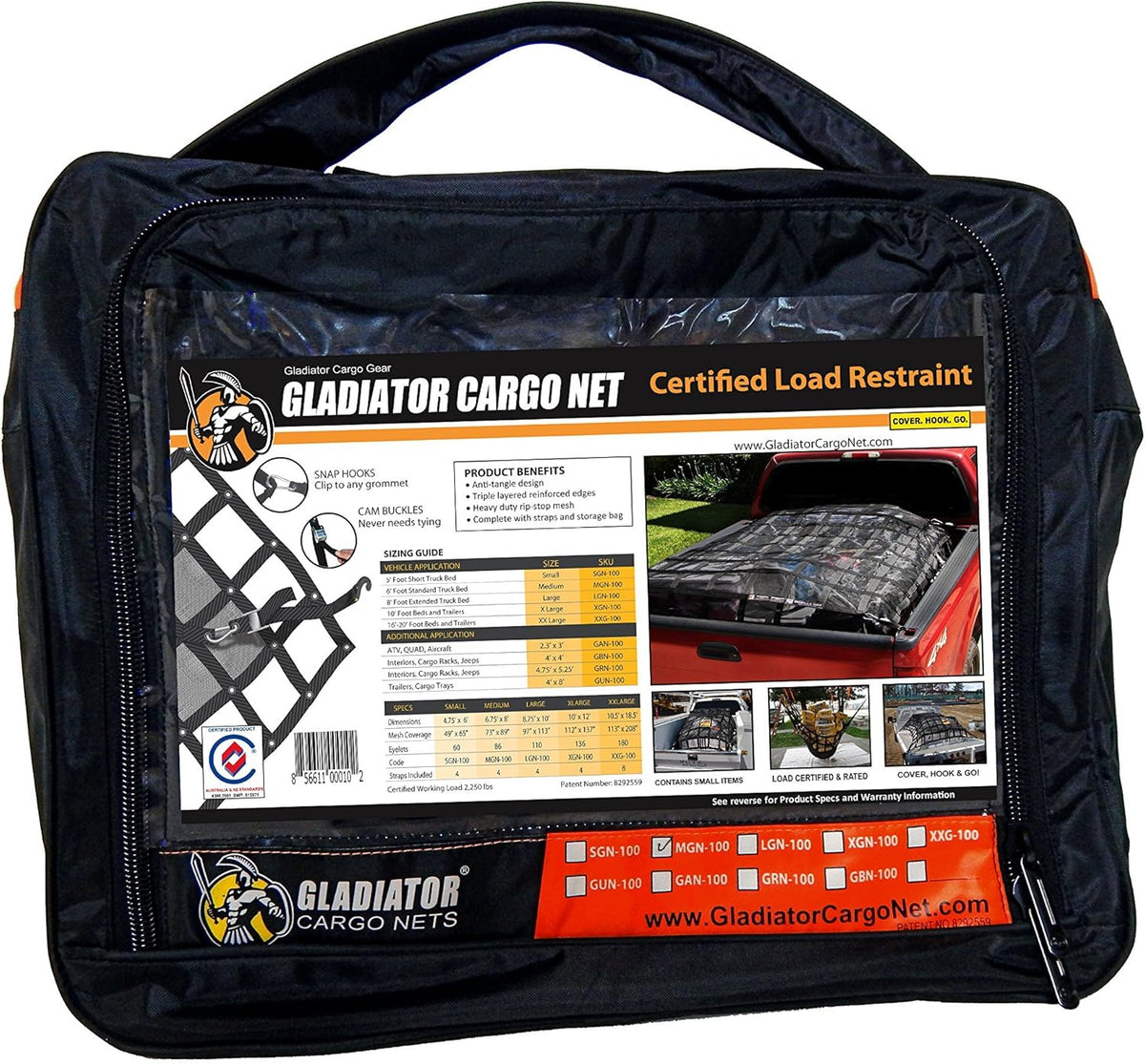 Heavy Duty Truck Cargo Net F3112