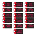 16-Pk Red Bow Coupons W1959