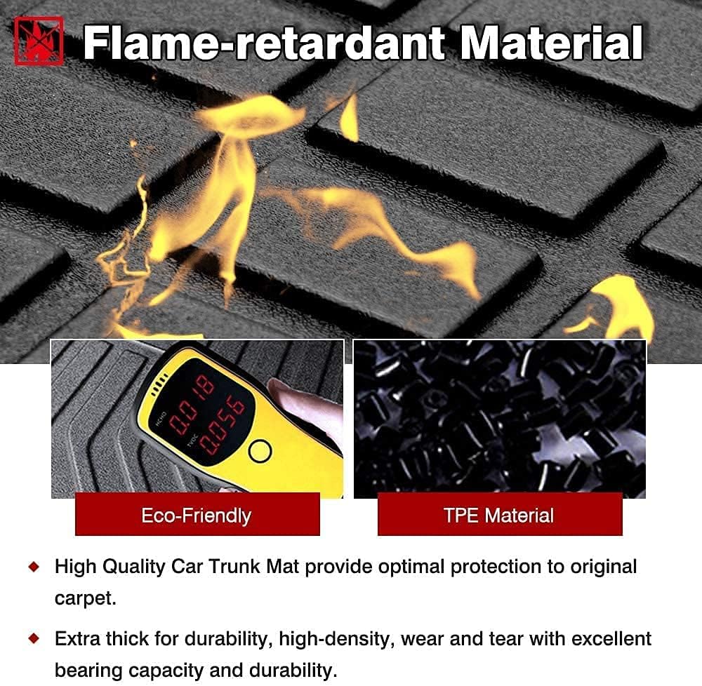 Heavy Duty Trunk Liner for Chevrolet Tracker 2014-2018, 3D Anti-Slip Pack of 2 K629178