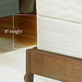 Organic Orthopedic Foundation and Box Spring - 8x22 Split Cal King Wood and Organic Cotton H3118