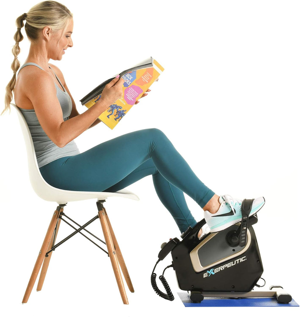 Black Motorized Electric Pedal Exerciser D8476