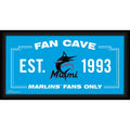 Miami Marlins Framed Fan Cave Collage K1121