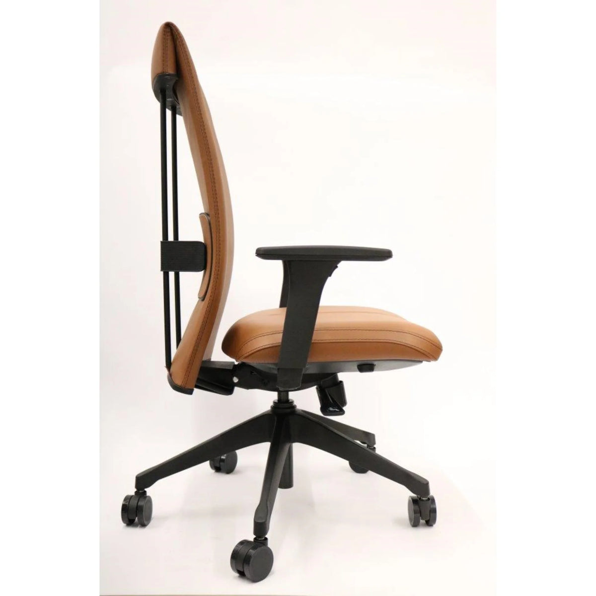 Camel Leather Office Chair J7365