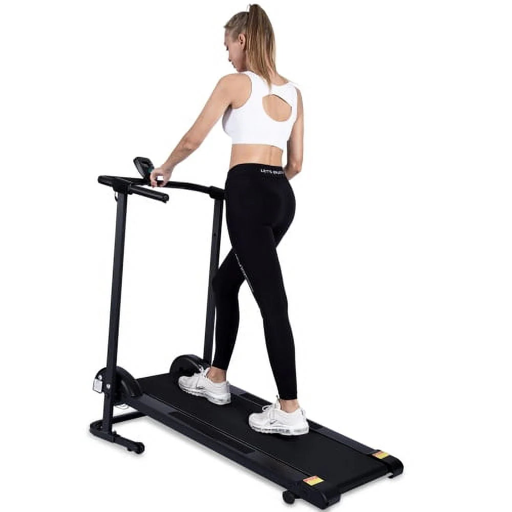 Manual Non Electric Treadmill with 10° Incline Foldable Y474947