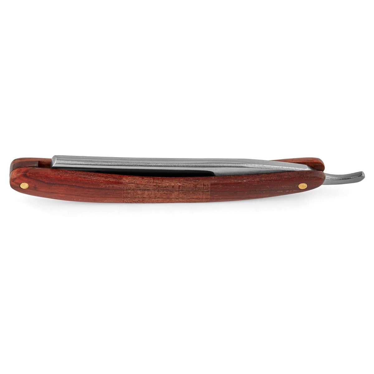 Mahogany Wood Carved Straight Razor L5195