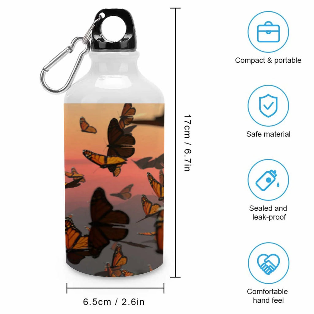 400ml Sport Aluminum Water Bottle with Twist Cap W3690