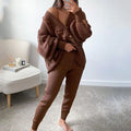 Chunky Knit Sweater and Pants Set F90803